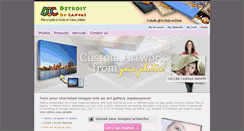 Desktop Screenshot of detroitoncanvas.com